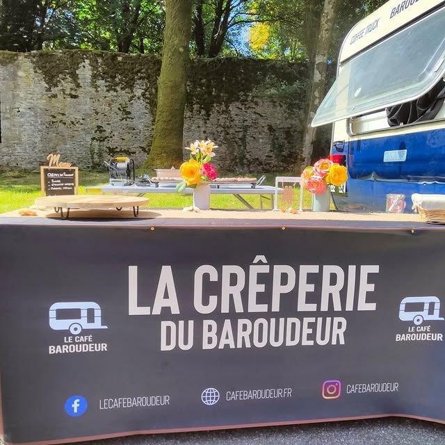 Café Baroudeur en installation extérieure