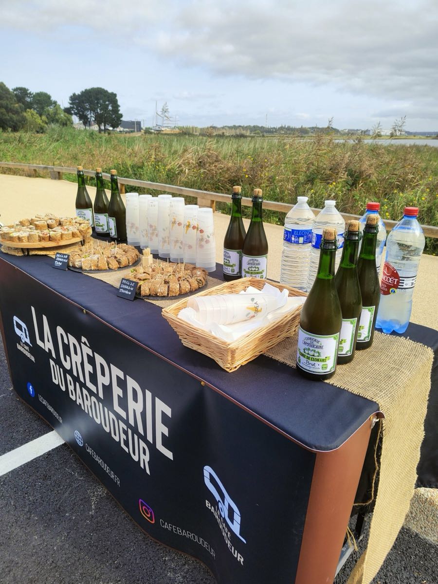 Cidres et boissons servis lors d’un événement